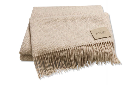 JOOP Plaid Fine-Woven natur