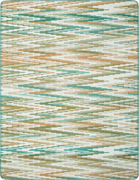 Biederlack Wohndecke Mission Teal 150x200