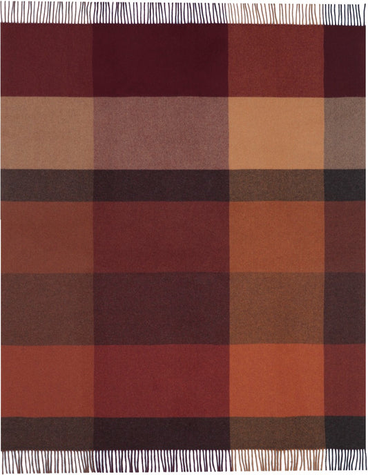 Biederlack Kaschmir-Plaid Pleasant 130x170 ruby