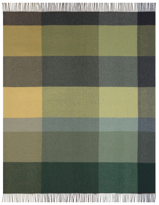 Biederlack Kaschmir-Plaid Pleasant 130x170 green