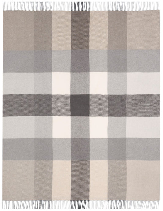 Biederlack Fransenplaid Desire 130x170 grey