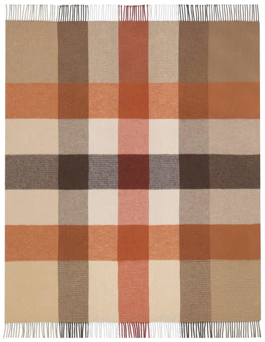 Biederlack Fransenplaid Desire 130x170 camel