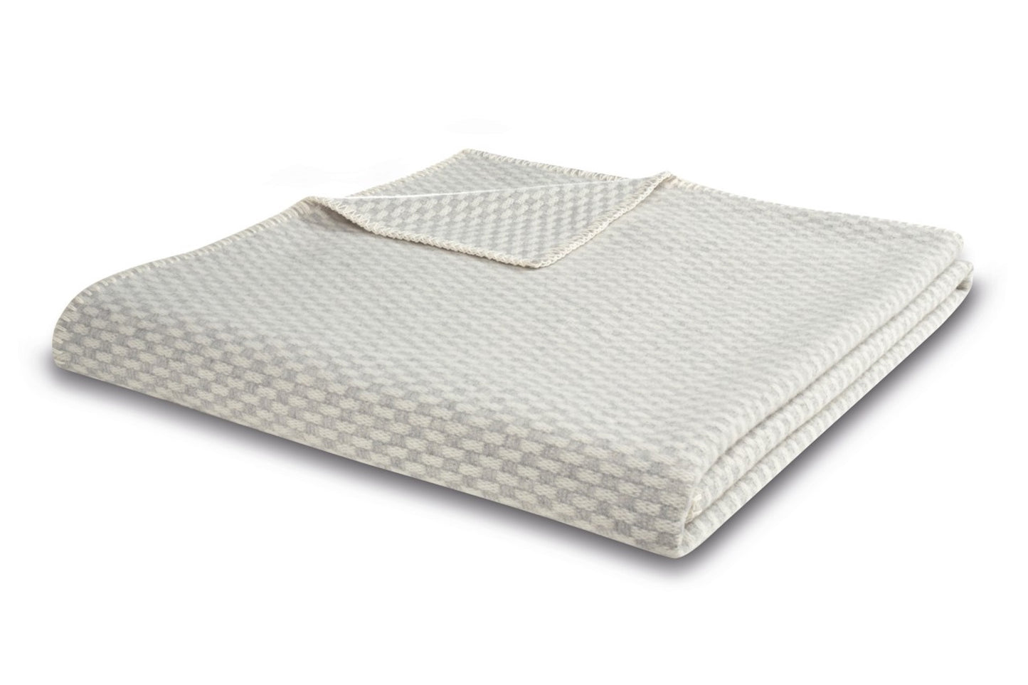 Biederlack Wohndecke Merinowolle 150x200 Silver