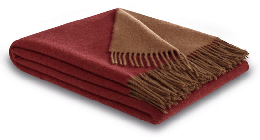 Biederlack Kaschmirplaid 130x170 pepper-cashew