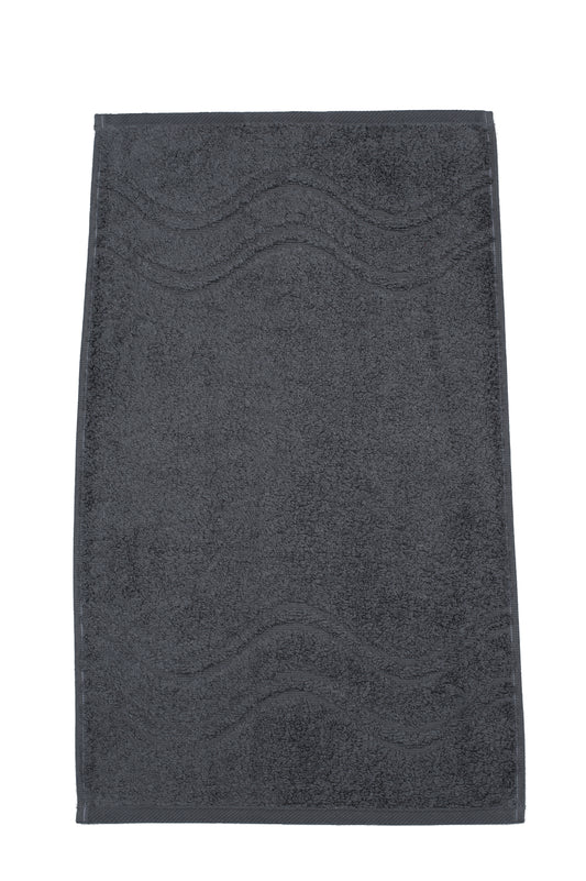 Ross Gästetuch Cashmere anthrazit