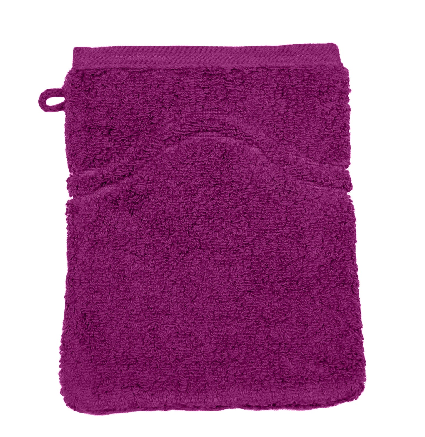 Ross Waschhandschuh Cashmere fuchsia