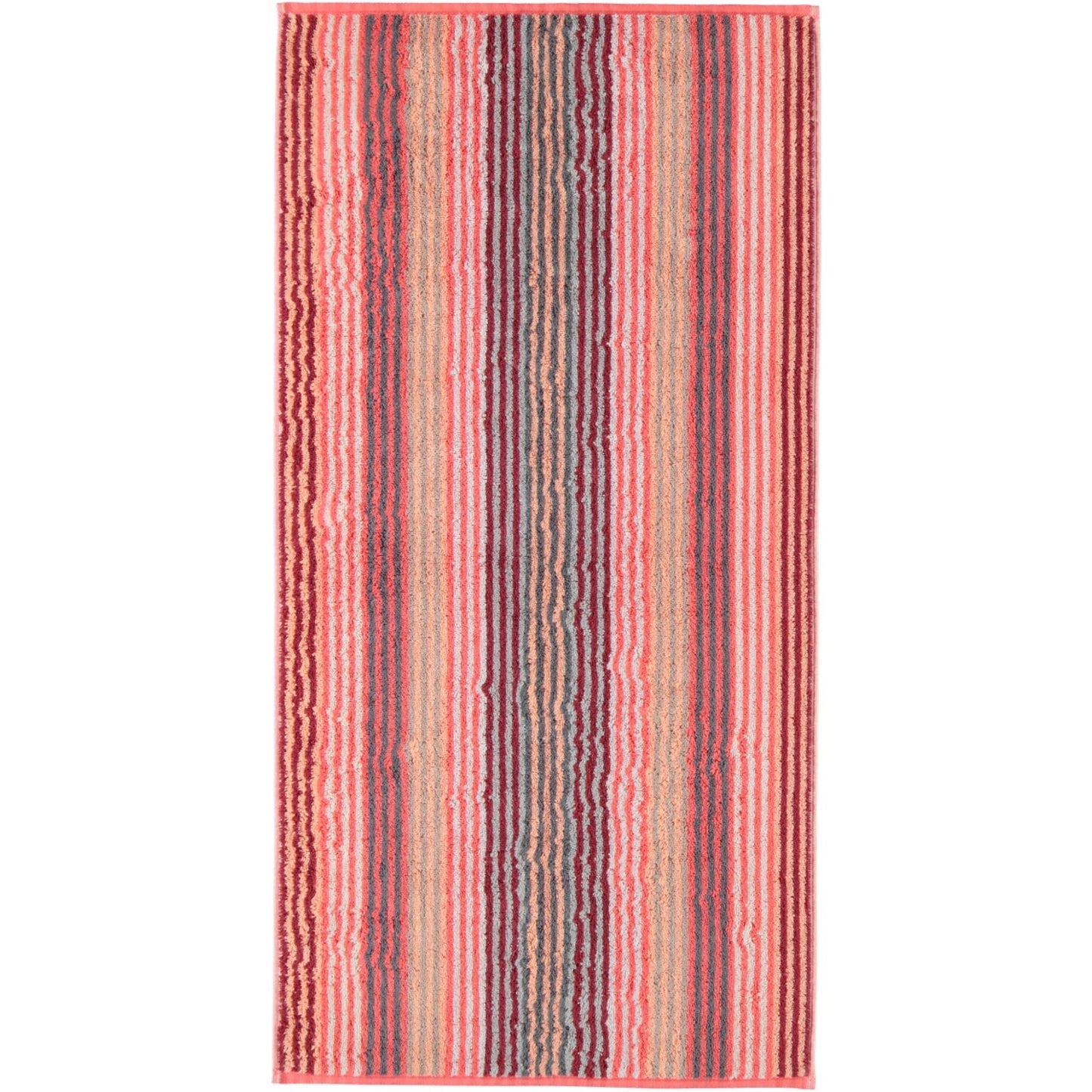 Cawö Duschtuch Unique Streifen 944 koralle