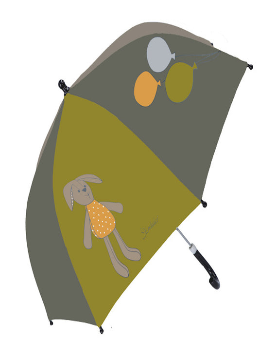 Sterntaler Kinderregenschirm Eddy+Happy l dunkelgrün