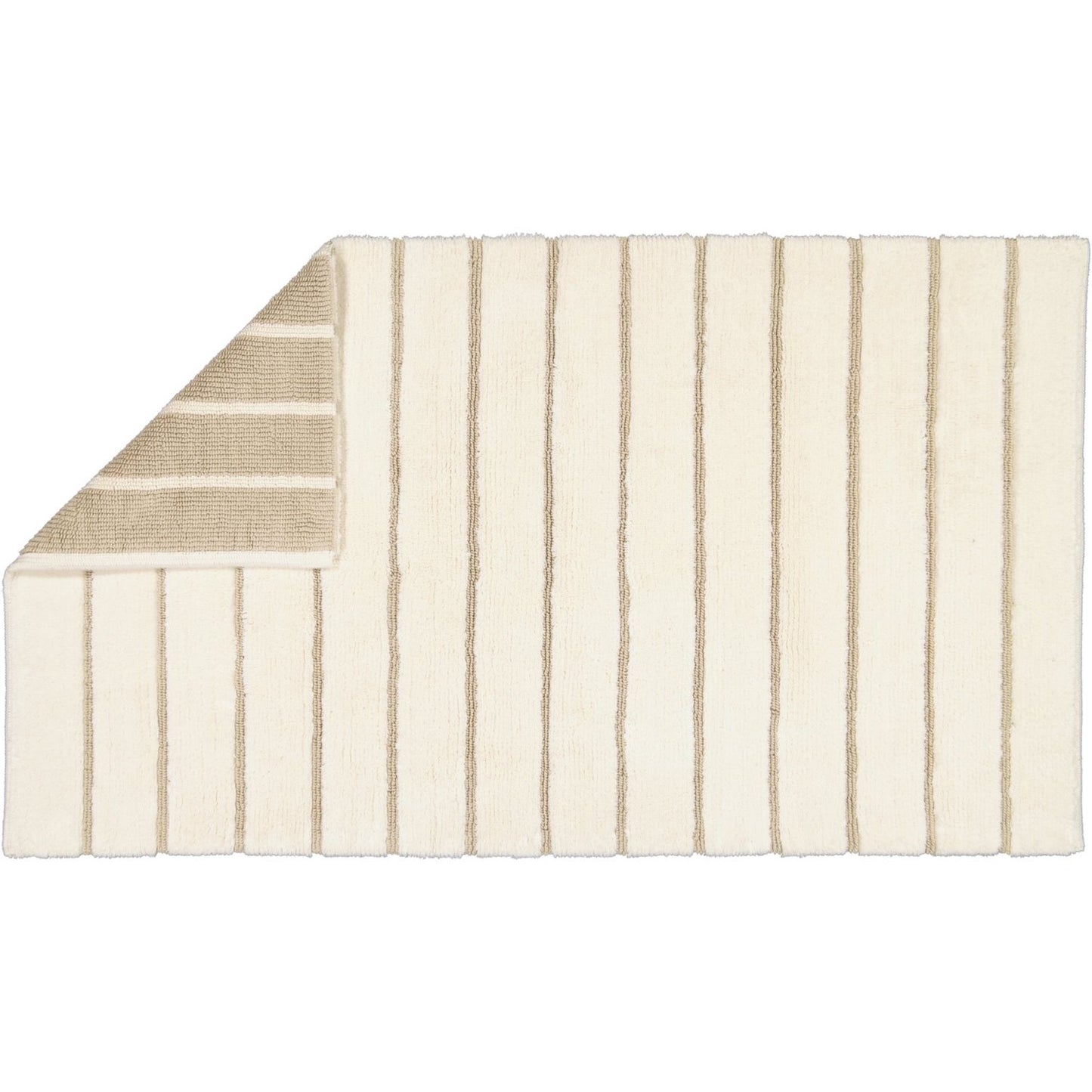 Cawö Badteppich Balance Streifen 1008 natur 60x100