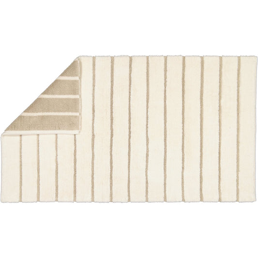 Cawö Badteppich Balance Streifen 1008 natur 60x100