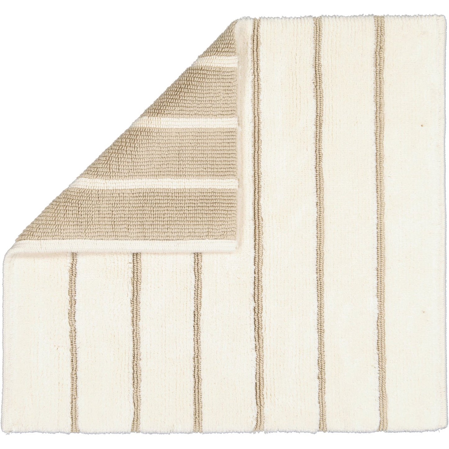 Cawö Badteppich Balance Streifen 1008 natur 60x60
