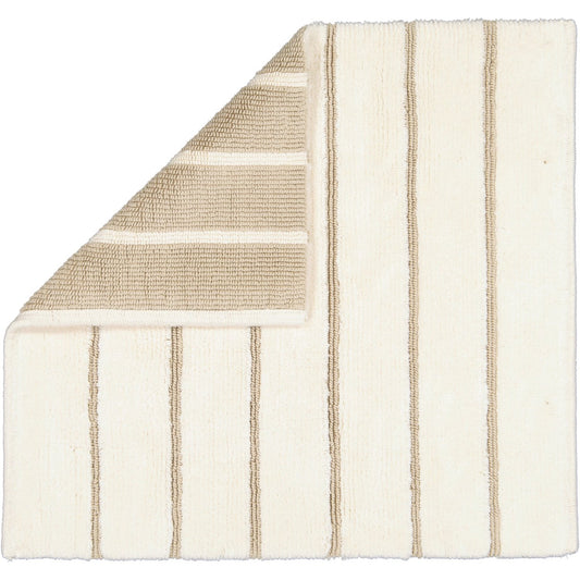 Cawö Badteppich Balance Streifen 1008 natur 60x60