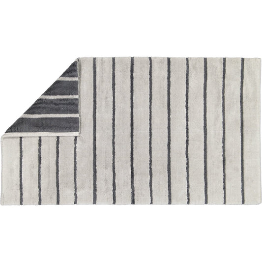 Cawö Badteppich Balance Streifen 1008 platin 60x100