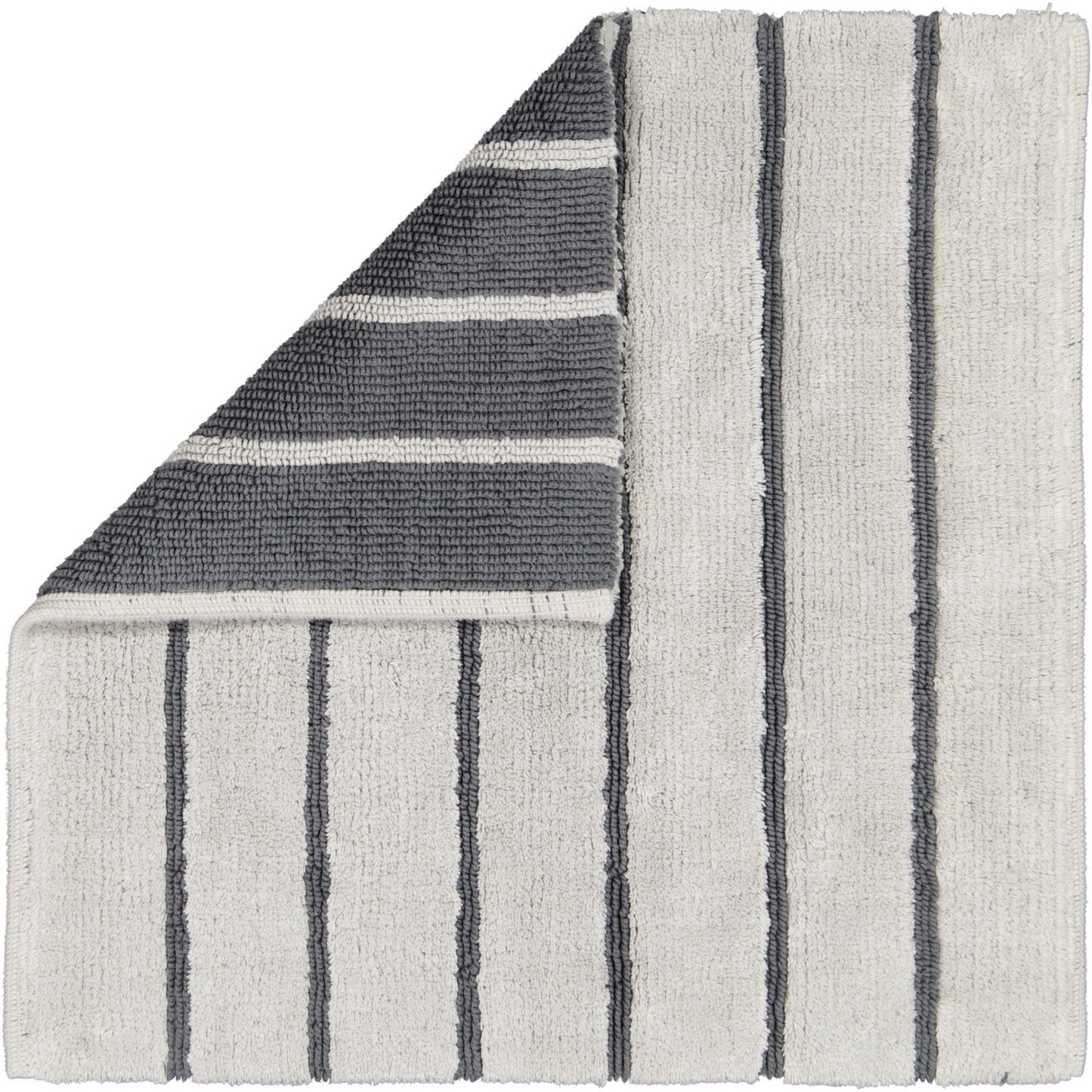 Cawö Badteppich Balance Streifen 1008 platin 60x60