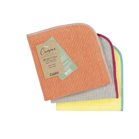 Cawö Spültuch Trio 550 mandarine-lemon