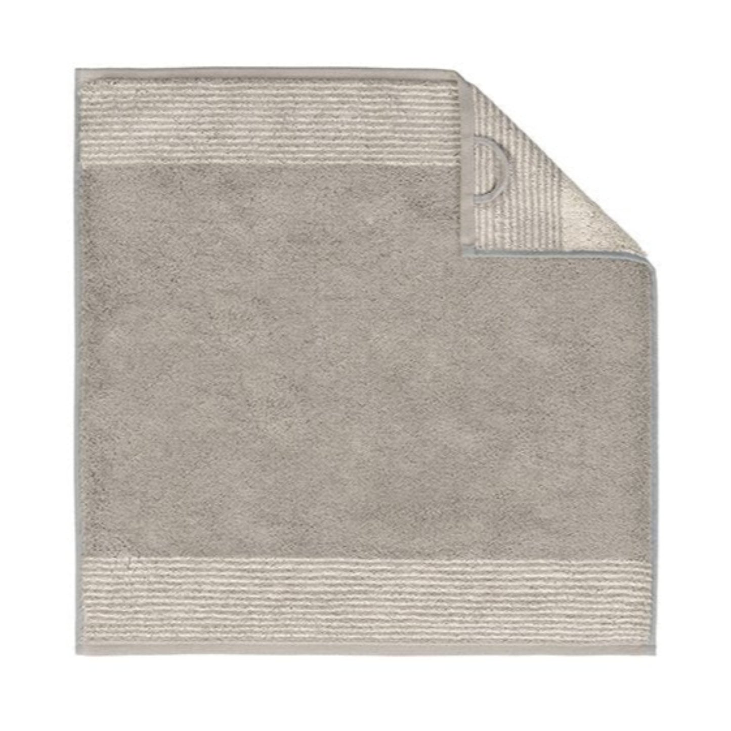 Cawö Küchenfrottiertuch Two-Tone 590 graphit