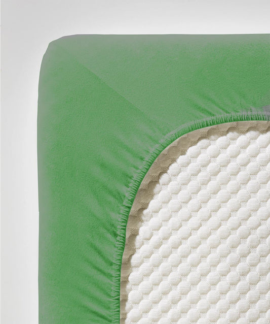 fleuresse Jersey Spannbettlaken Comfort 180x200 grasgrün
