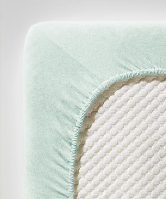 fleuresse Jersey Spannbettlaken Jenny C 200x200 jade