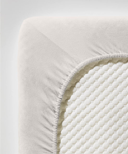 fleuresse Jersey Spannbettlaken Comfort 180x200 porzellan