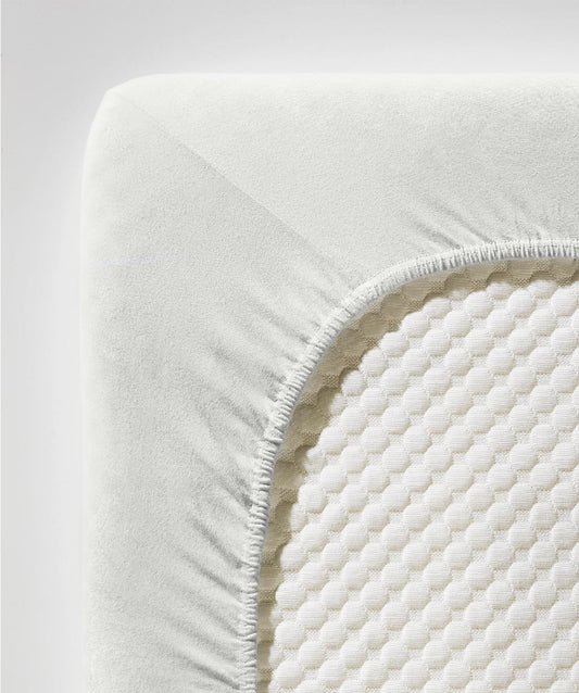 fleuresse Jersey Spannbettlaken Comfort 180x200 naturweiß