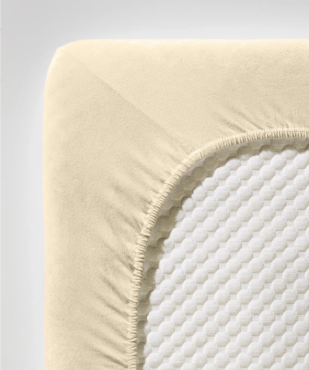 fleuresse Jersey Spannbettlaken Comfort 200x200 natur