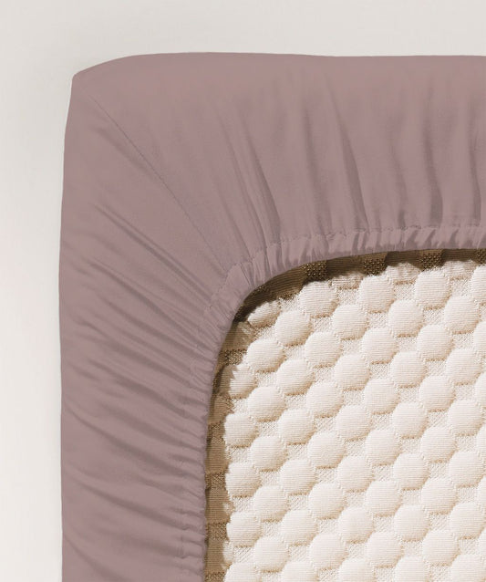 fleuresse Jersey Spannbettlaken Comfort 150x200 mauve