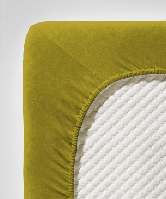 fleuresse Jersey Spannbettlaken Comfort 180x200 oliv