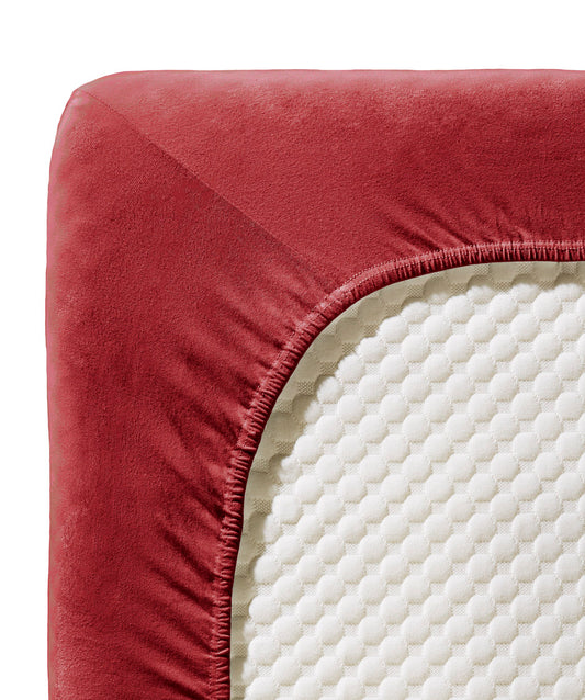 fleuresse Comfort Topper 100x200 bordeaux