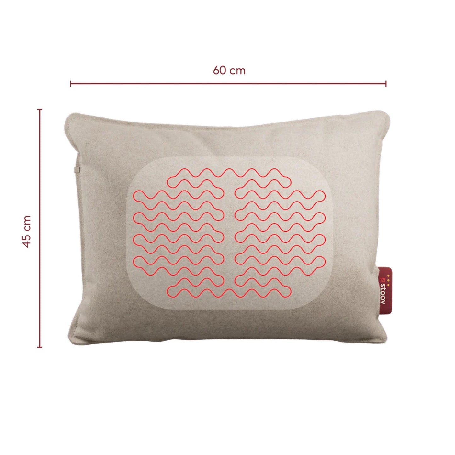 Stoov Wärmekissen Ploov³ Original Soft Beige 45x60 cm