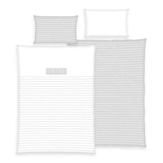 Herding Renforcé BIO-Bettwäsche GOTS I love you  100/135 cm bunt