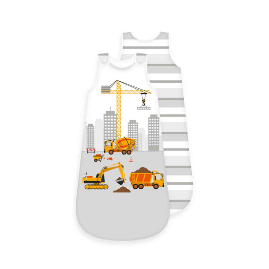 Herding  Baustelle Baby-Schlafsack 90 cm grau