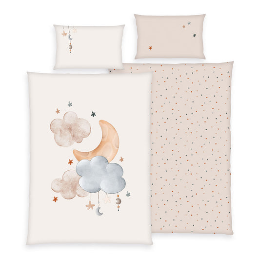 Herding Renforcé Bettwäsche Moon and Stars 100/135 cm bunt
