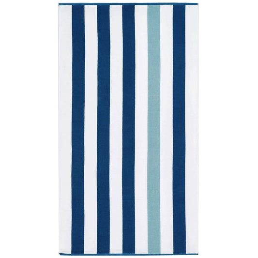 Egeria Strandtuch Beach Cabana Stripe dusty blue