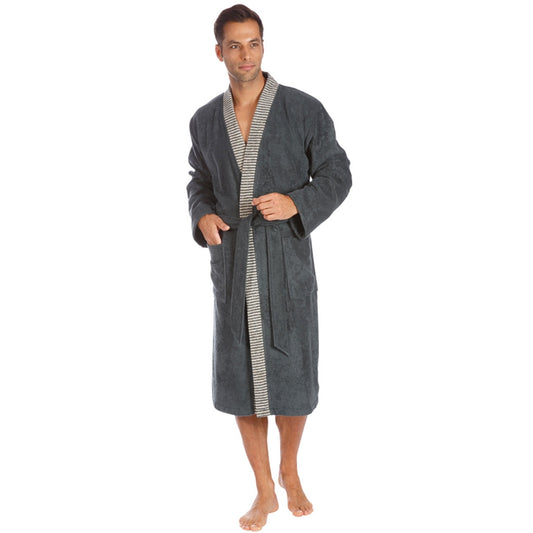 Egeria Bruno Herren Kimono slate grey  L