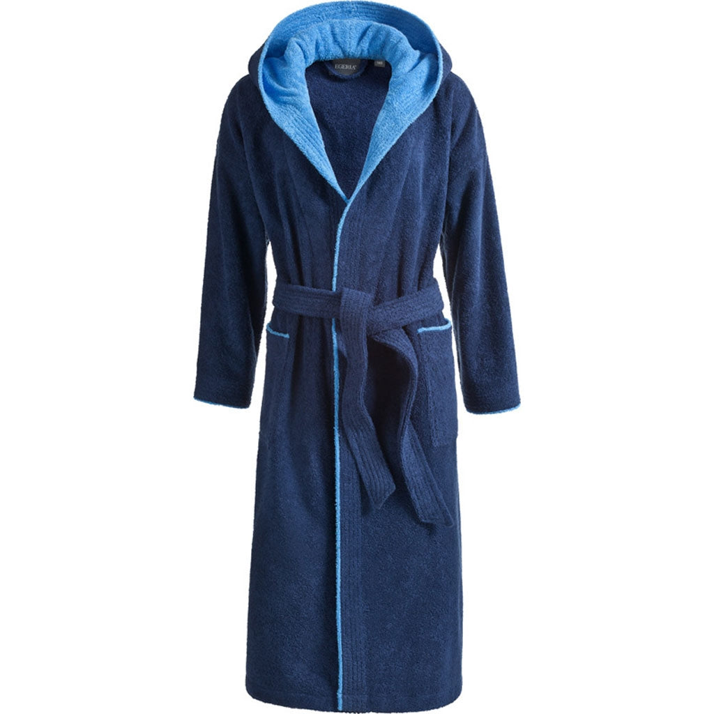 Egeria Calypso Jugendbademantel mit Kapuze dark blue 164