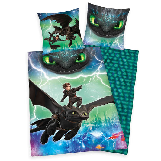 Herding Renforcé Bettwäsche Dragons 135/200 cm bunt