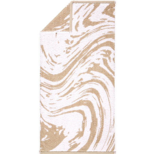 Egeria Duschtuch Marble titanium