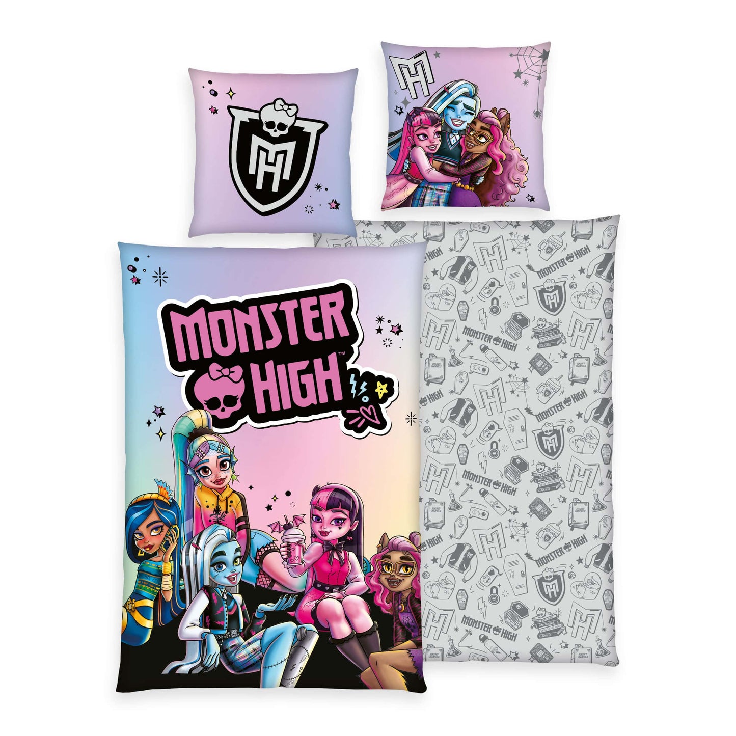 Herding Renforcé Bettwäsche Monster High 135/200 cm bunt