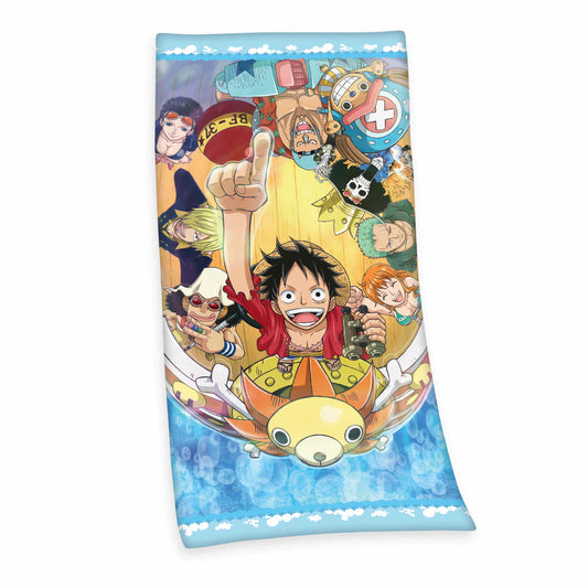 Herding One Piece Velourstuch bunt