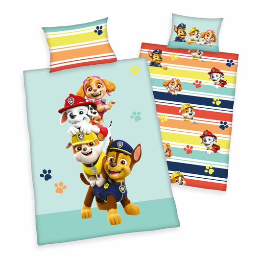 Herding Flanell Bettwäsche Paw Patrol 'Friends' 100/135 cm bunt