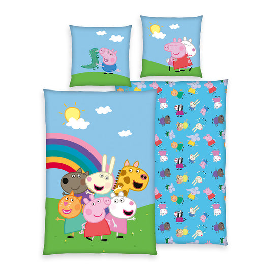 Herding Renforcé Bettwäsche Peppa Pig 135/200 cm bunt