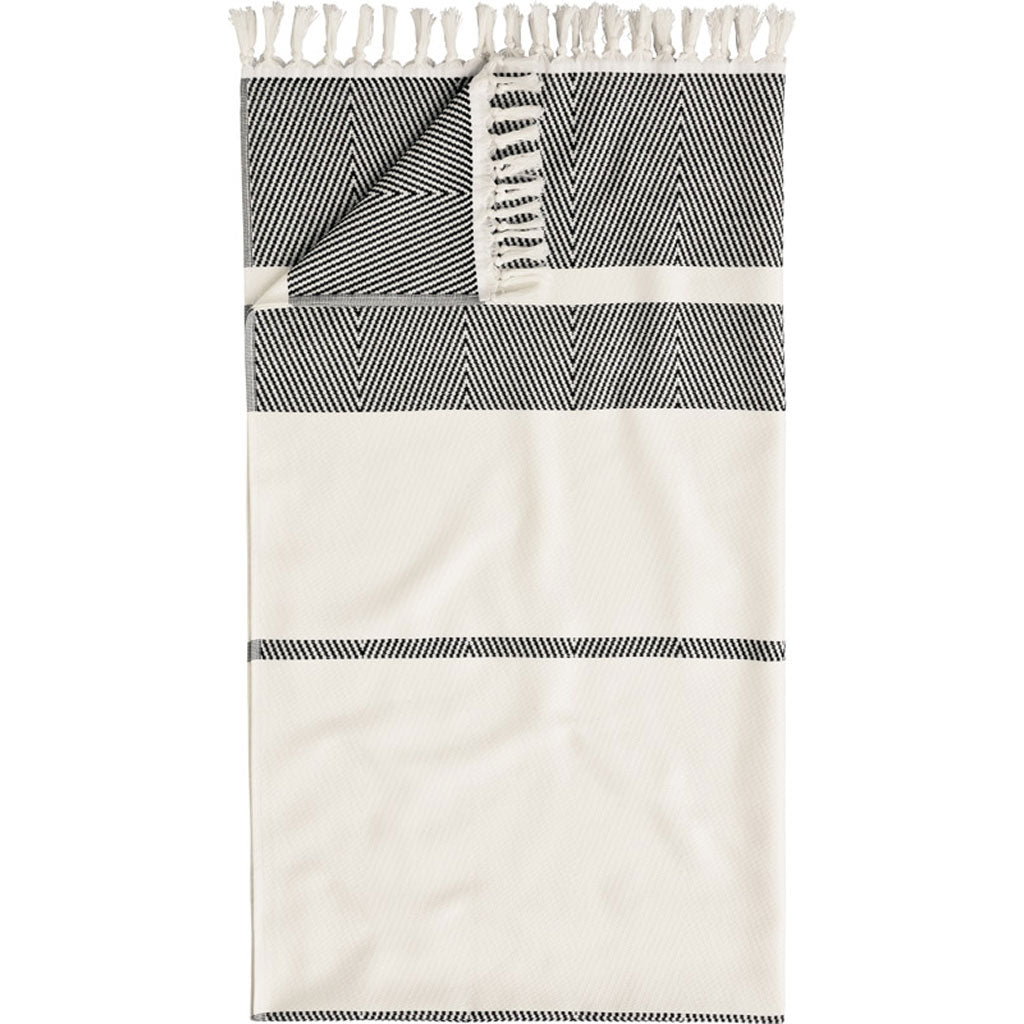 Egeria Hamamtuch Pestemal schwarz