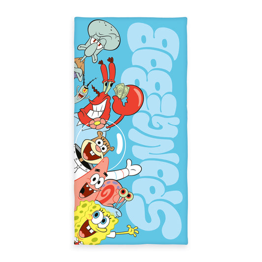 Herding Spongebob Badetuch bunt