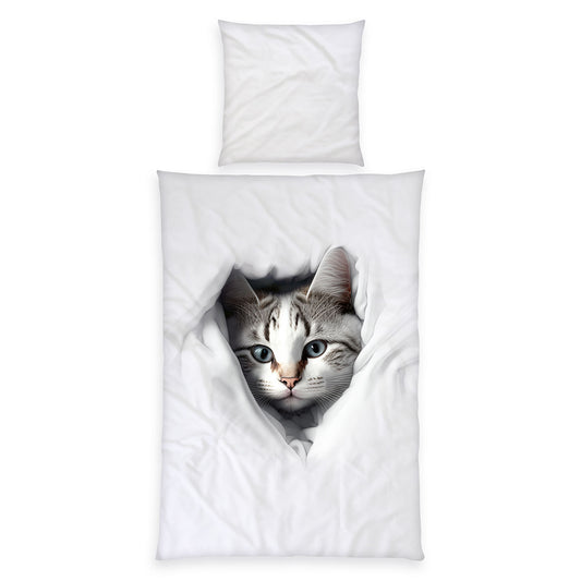 Herding Renforcé Bettwäsche Katze 135/200 cm bunt